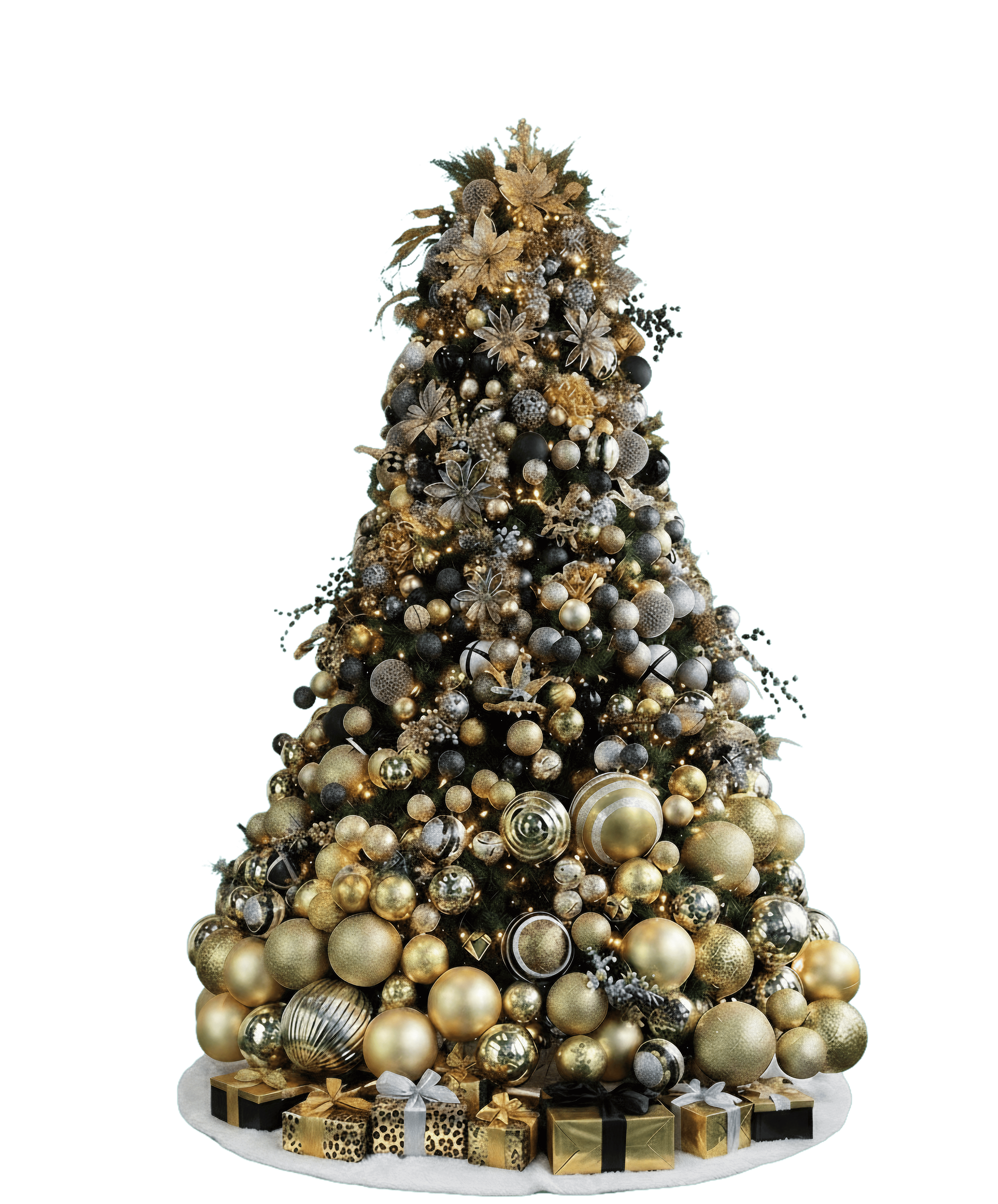 Christmas tree with gifts